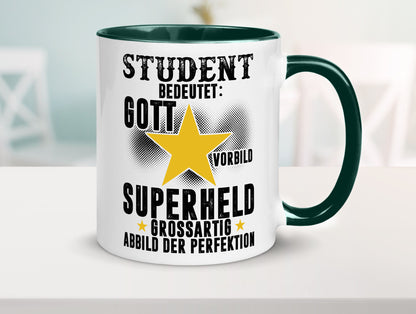 Bedeutung von Student | Universität Uni Studium Geschenkidee Humor Tasse