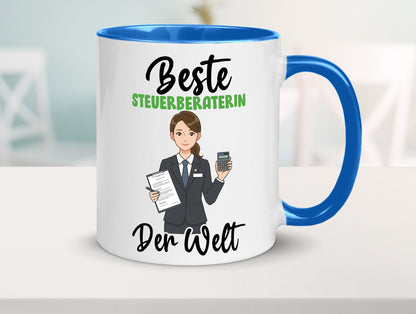 Beste Steuerberaterin | Steuer Beratung v2 Geschenkidee Humor Tasse