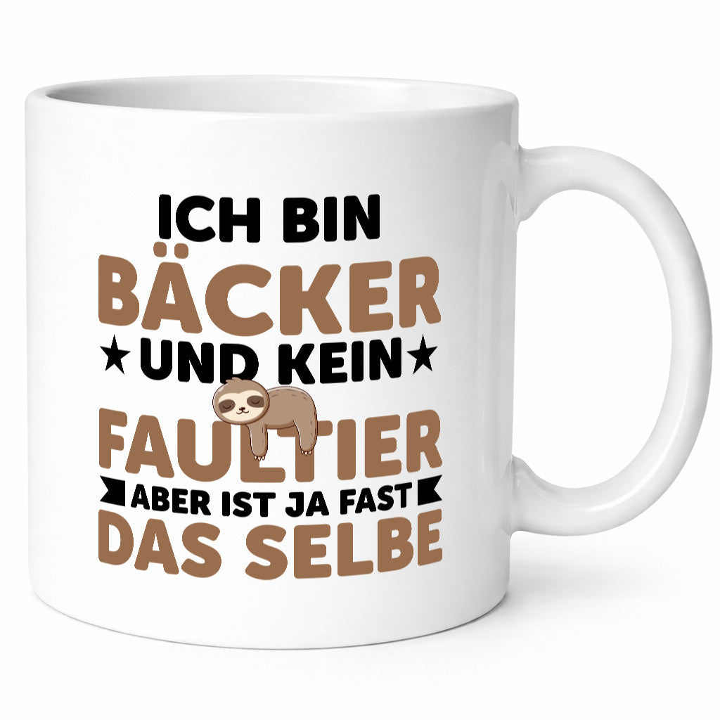 Ich bin kein Faultier: Bäcker | Bäckerei Backen Konditor Humor Tierliebhaber