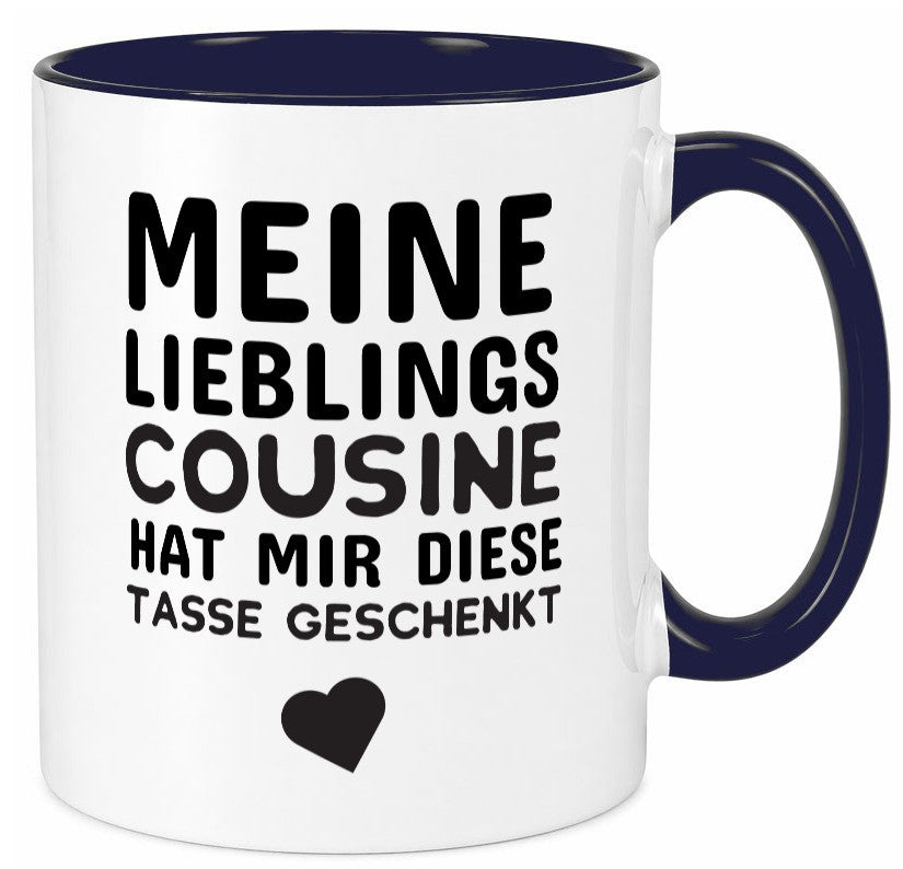 Lieblingscousine | Cousine Tasse Cousinen Humor Geschenkidee