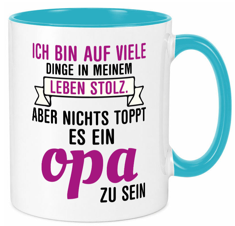 Opa Tasse | Stolzer Großvater Vatertag Enkelkinder Geschenk Familie