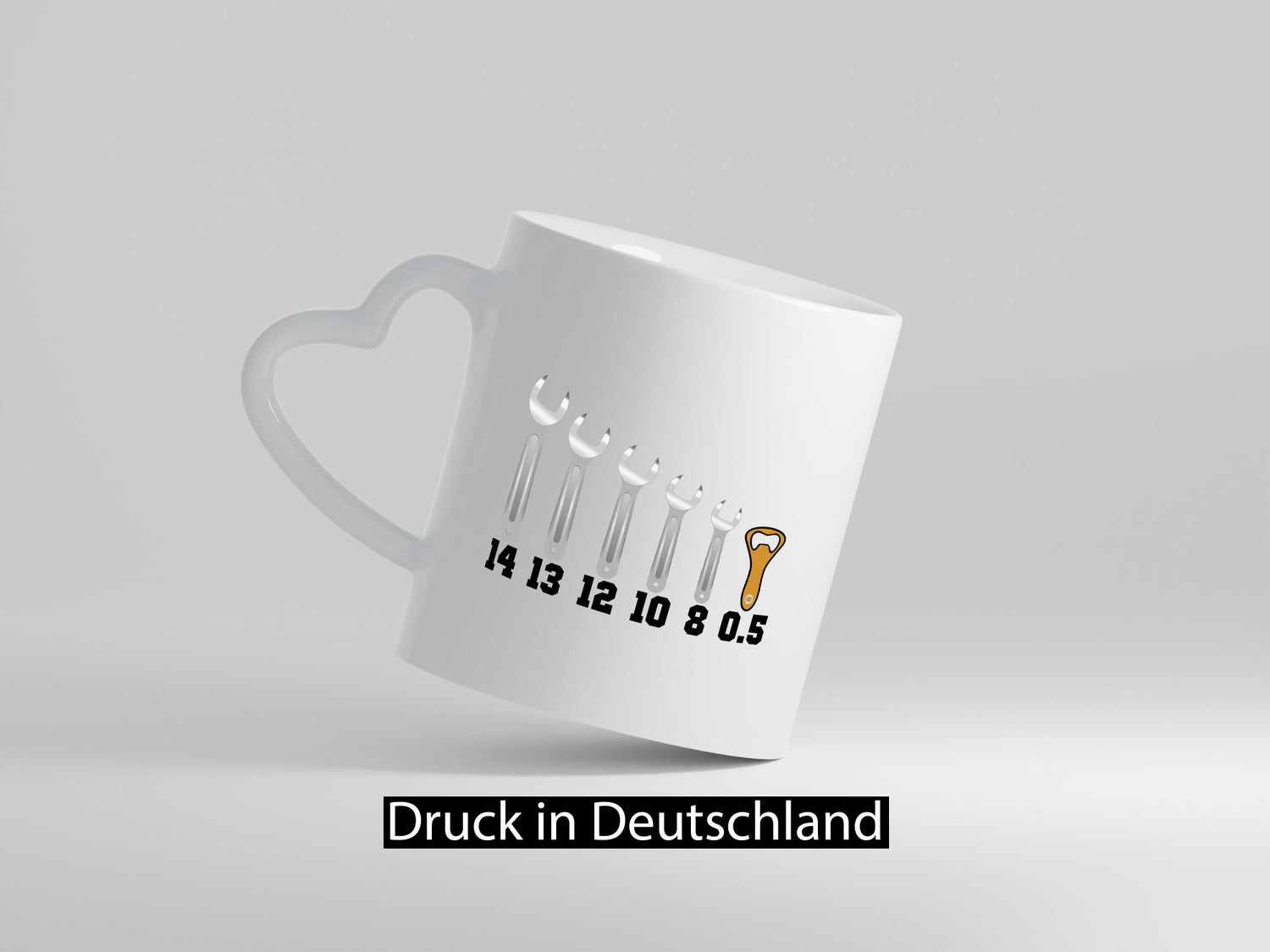 Bierliebhaber | Biertrinker Werkzeug Bieröffner Geschenkidee Humor Tasse