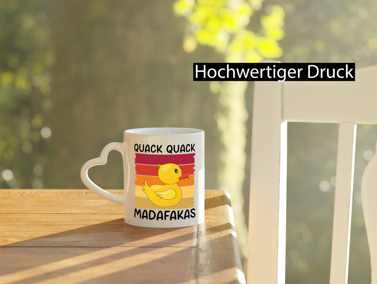 Quack Madafakas | Gummiente Ente Entchen v2 Humor Geschenkidee Tasse