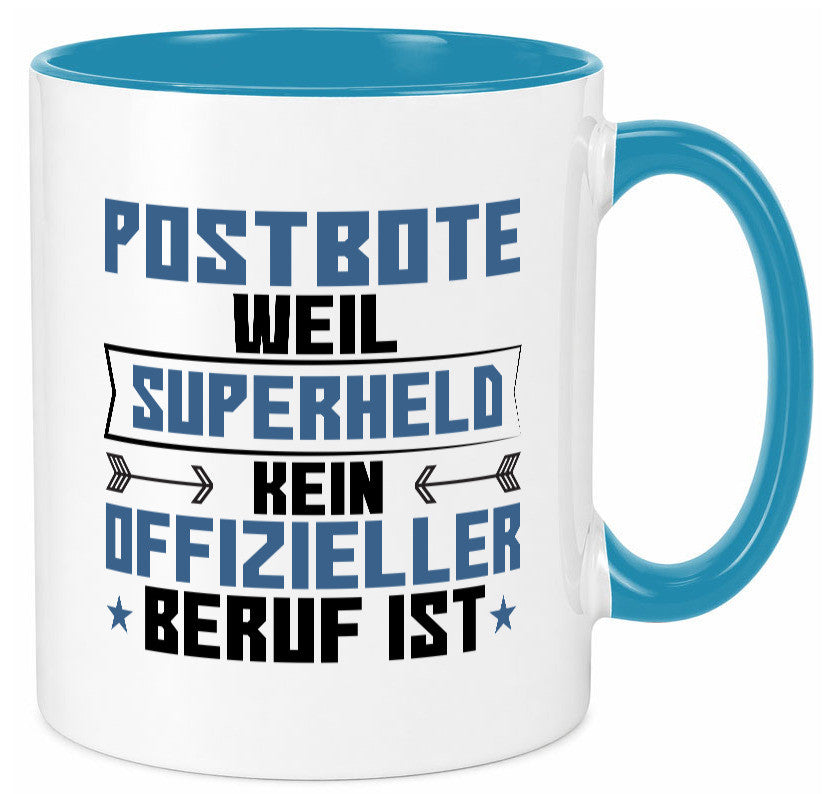 Superheld Postbote | Beruf Post Briefträger Geschenk Arbeit Kollegen Büro