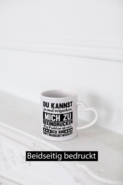 Versuch mich zu beeindrucken, bin Softwareentwickler | IT Humor Geschenkidee