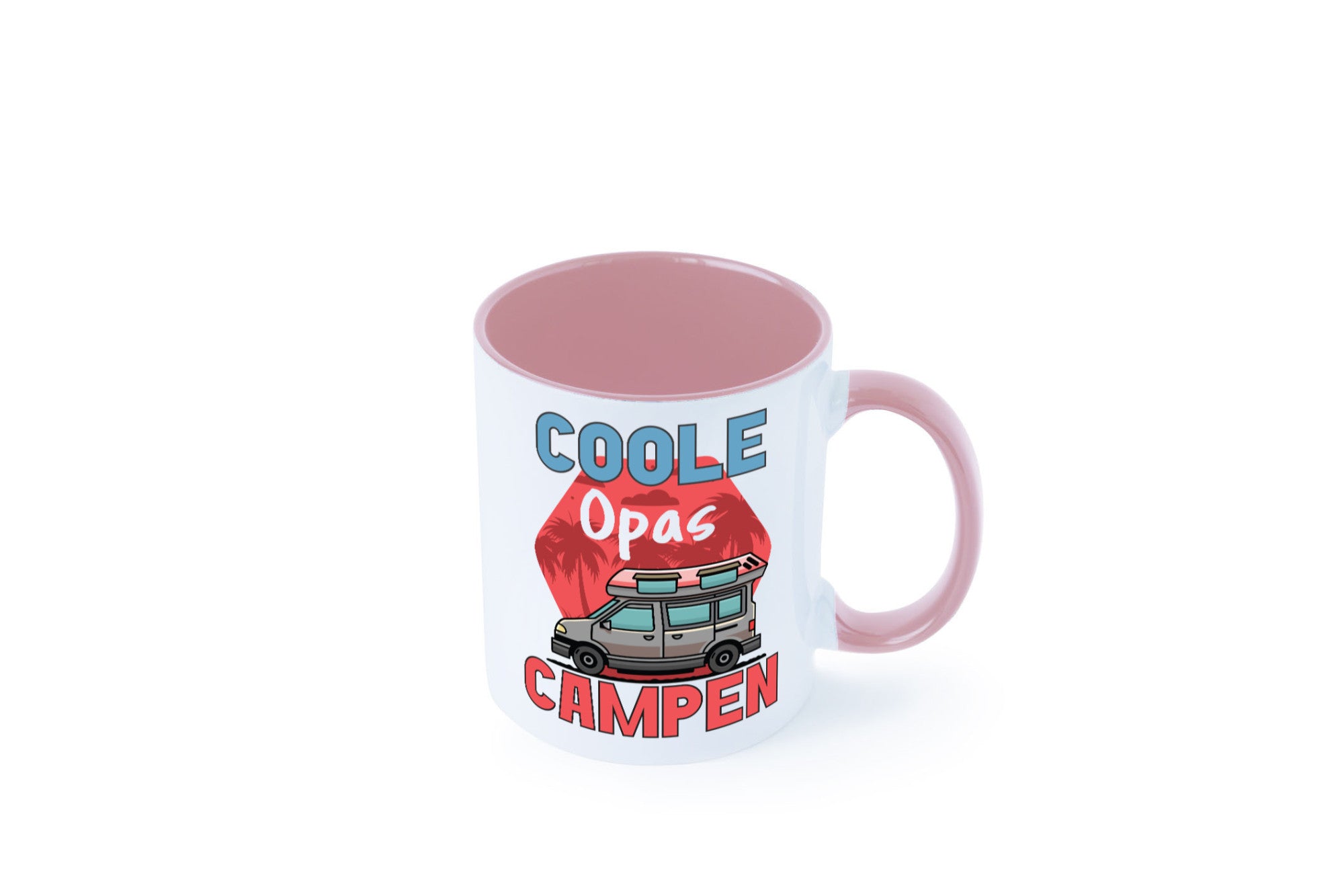 Coole Opas campen | Campingwagen Palmen Geschenk Familie Geschenkidee lustiger