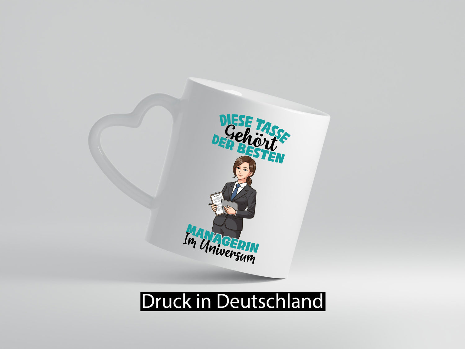 Im Universum: Managerin | Management Geschenkidee Humor Tasse
