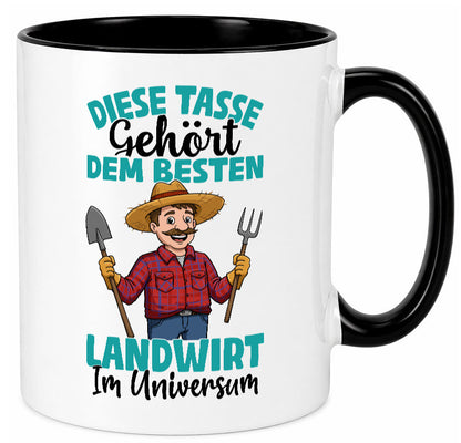 Im Universum: Landwirt | Bauer Landwirtschaft lustiger Spruch Geschenk Humor