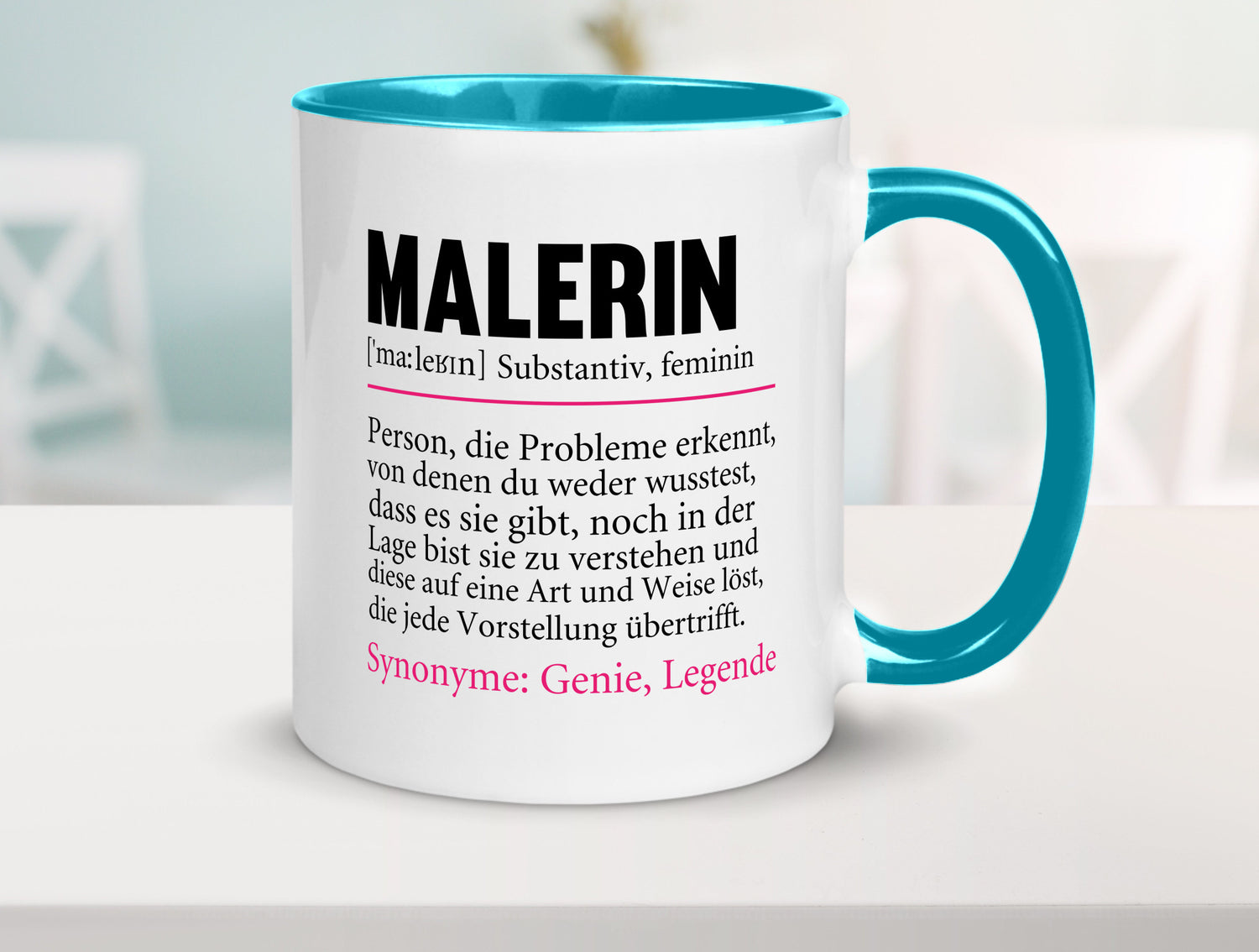 Malerin | Spruch Beruf lustig Malerinnen Humor Arbeit Kollegen Büro