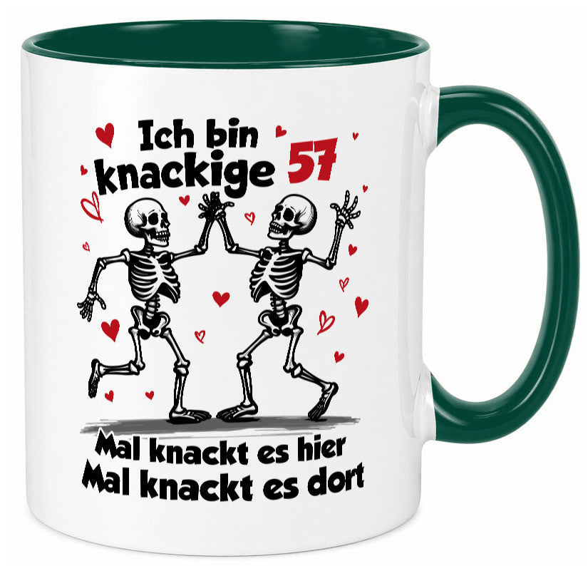 57. Geburtstag | Knackige 57 Ich bin alt lustig Geschenkidee Geschenk Tasse