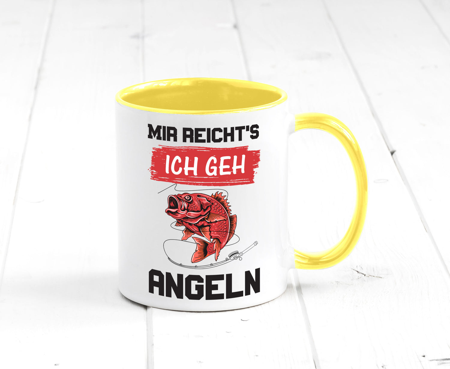 Ich geh angeln | Angler Tasse Fisch Fischer Humor lustig Geschenkidee Geschenk