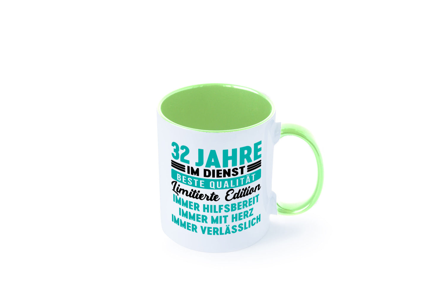 32 Jahre im Dienst | Jubiläum Arbeit v5 Geschenkidee Kollegen Büro Humor Tasse