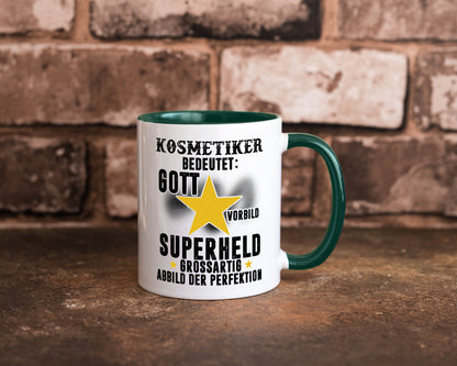 Bedeutung von Kosmetiker | Kosmetik Stylist Visagist Geschenkidee Humor Tasse
