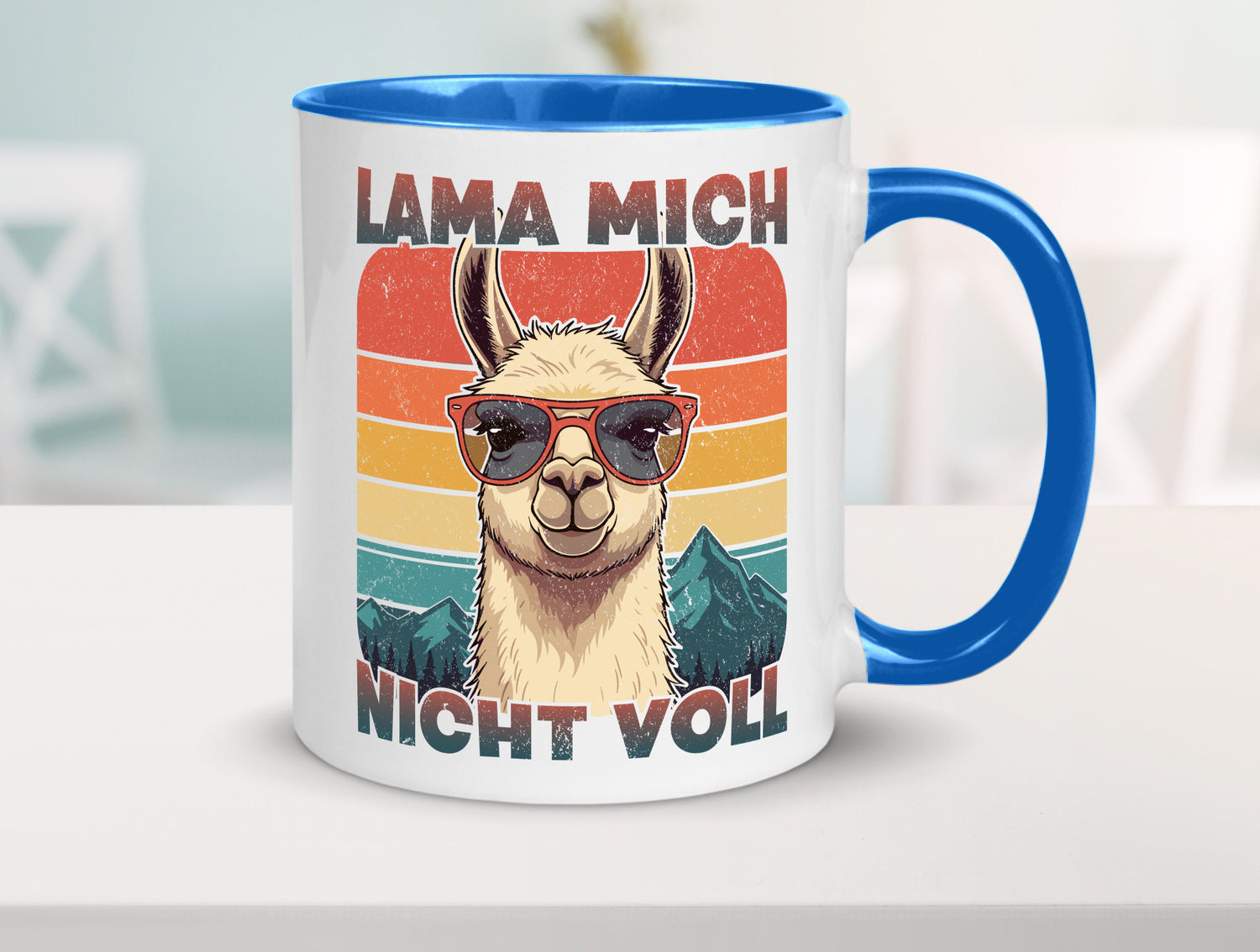 Lama mich nicht voll | Alpaka Kamel Retro lustig Humor Geschenkidee Geschenk