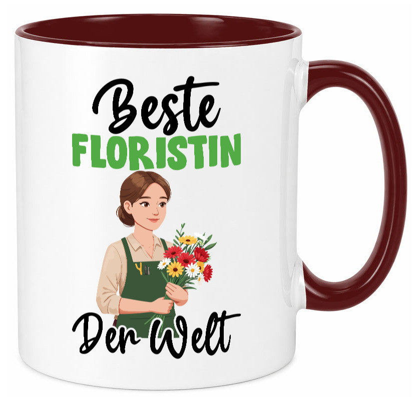 Beste Floristin | Blumen VerkÃƒÂ¤uferin Humor Geschenkidee Tasse