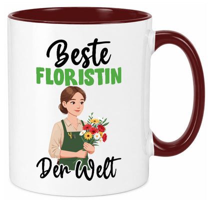 Beste Floristin | Blumen VerkÃƒÂ¤uferin Humor Geschenkidee Tasse