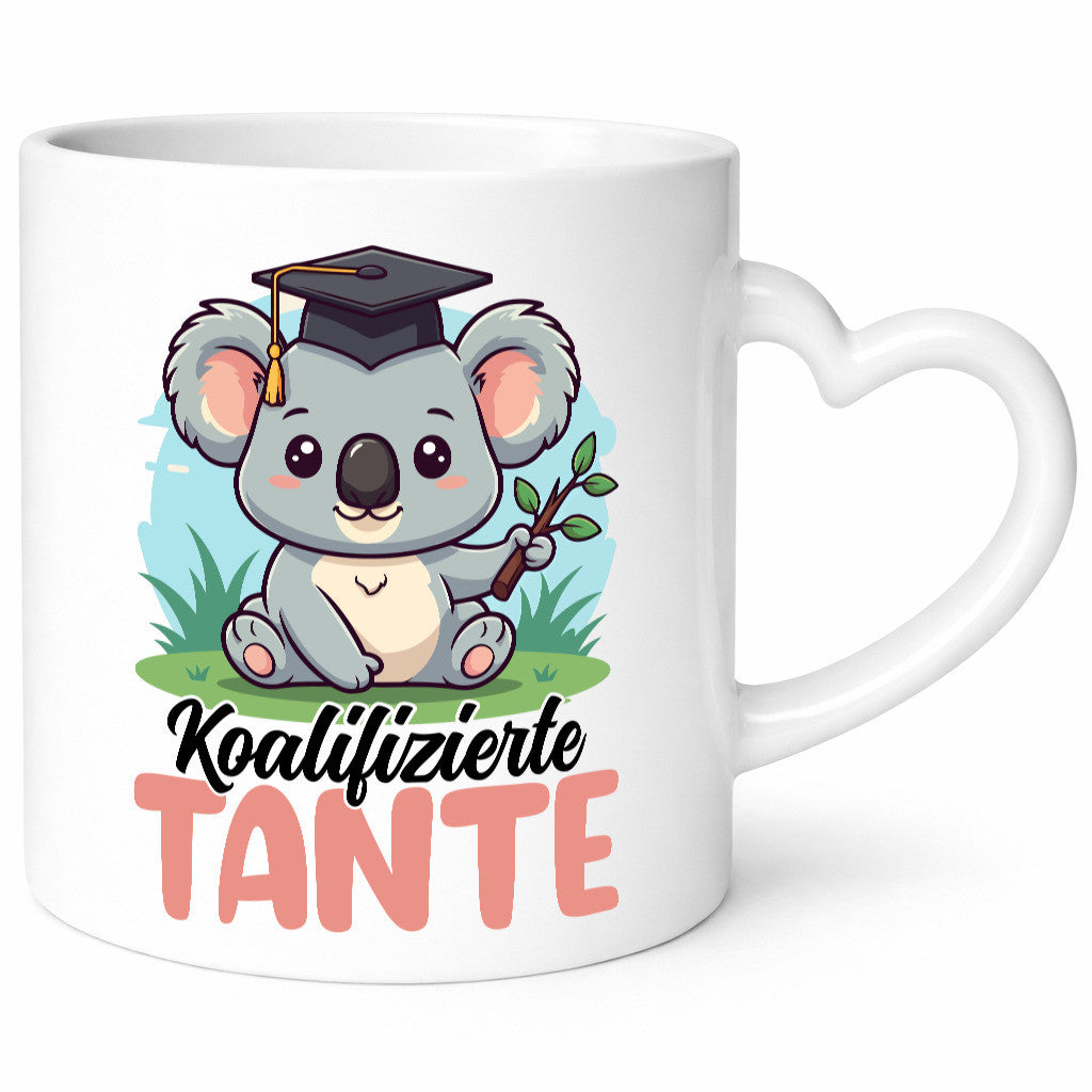 Koalifizierte Tante | Nichte Schwester Familie Geschenkidee Humor Tasse