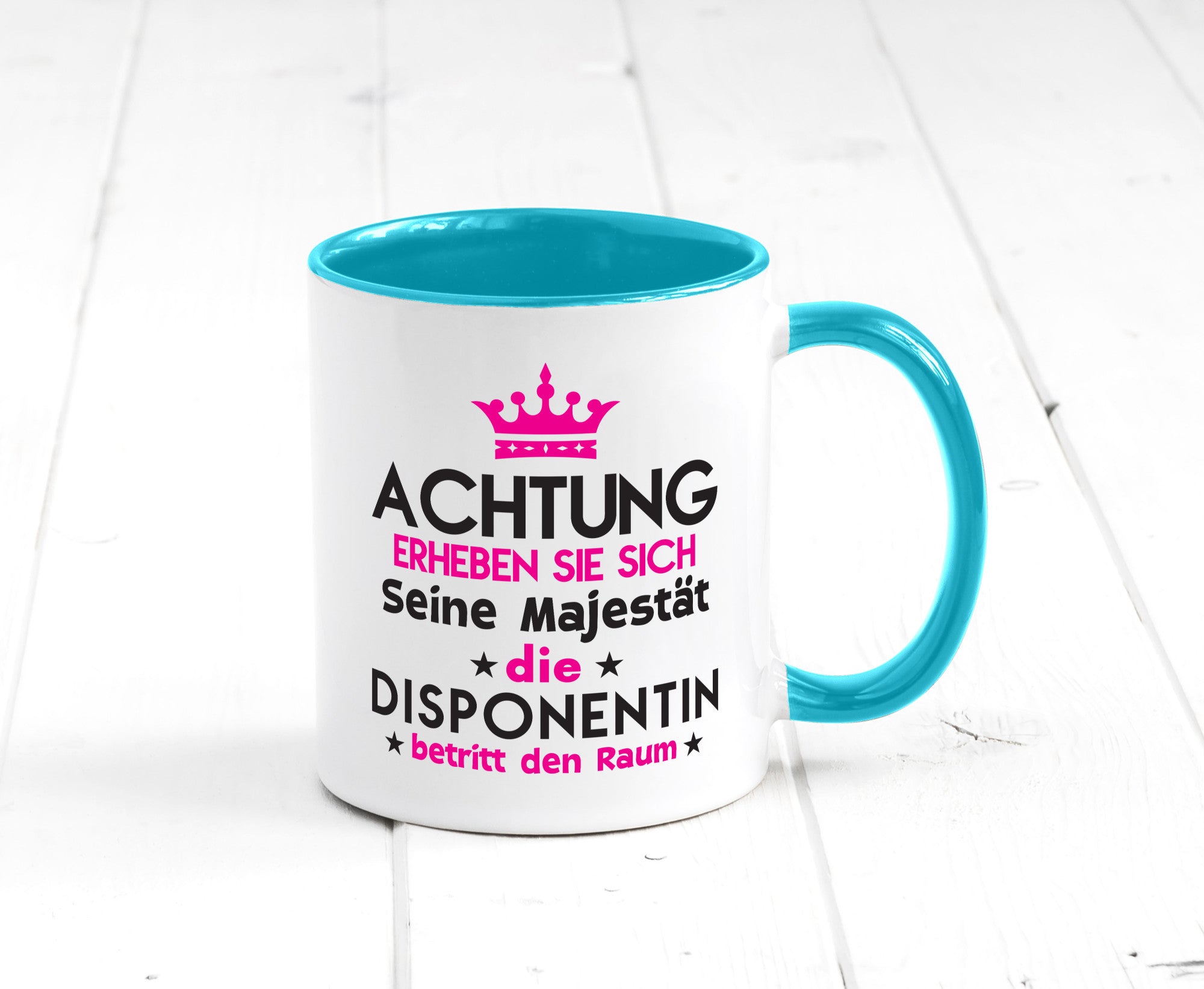 Seine Majestät Disponentin | Zuteilerin Geschenk Humor Geschenkidee lustiger