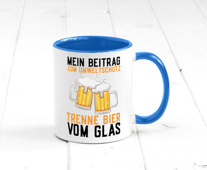 Beitrag zum Umweltschutz | Biertrinker Party Pils lustiger Spruch Geschenk