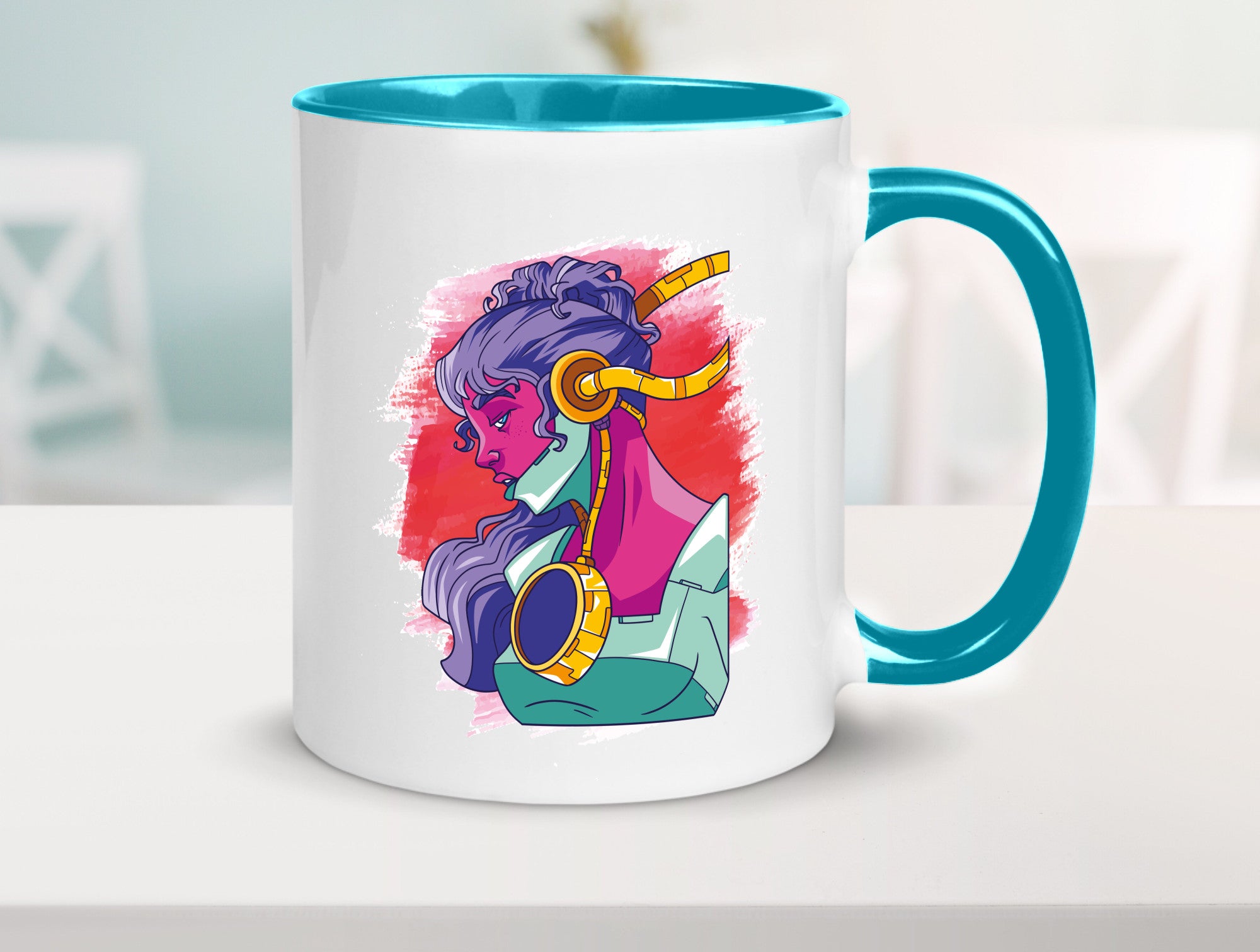 Zeichnung | Kunst Tasse Frauen Motiv cooles Design Humor Geschenkidee