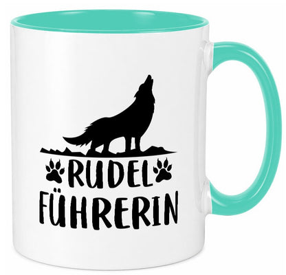 Rudelführerin | Frauen Tasse Hundebesitzerin Hund lustiger Spruch Geschenk