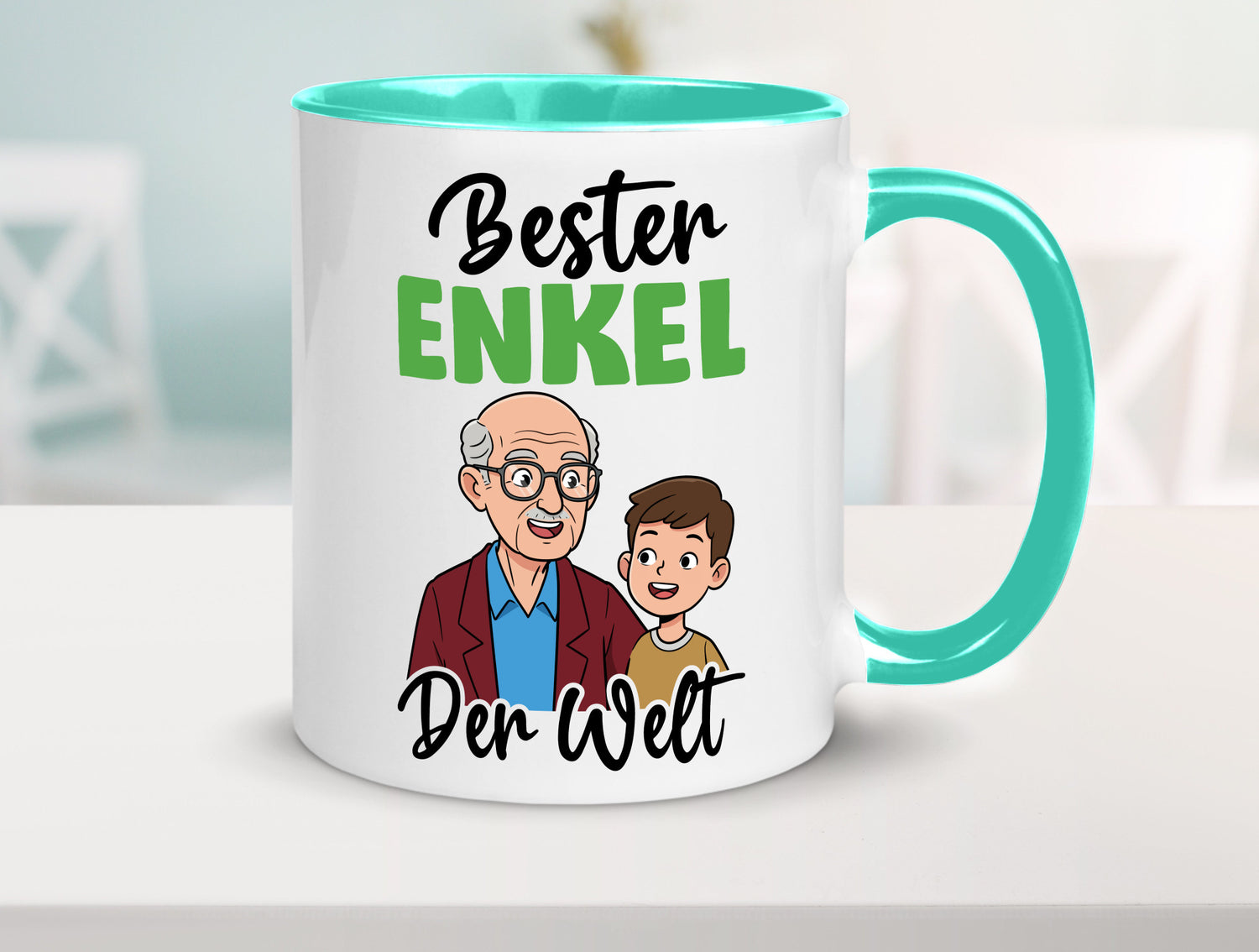 Bester Enkel | Großmutter Großvater Oma Opa lustiger Spruch Geschenk Familie