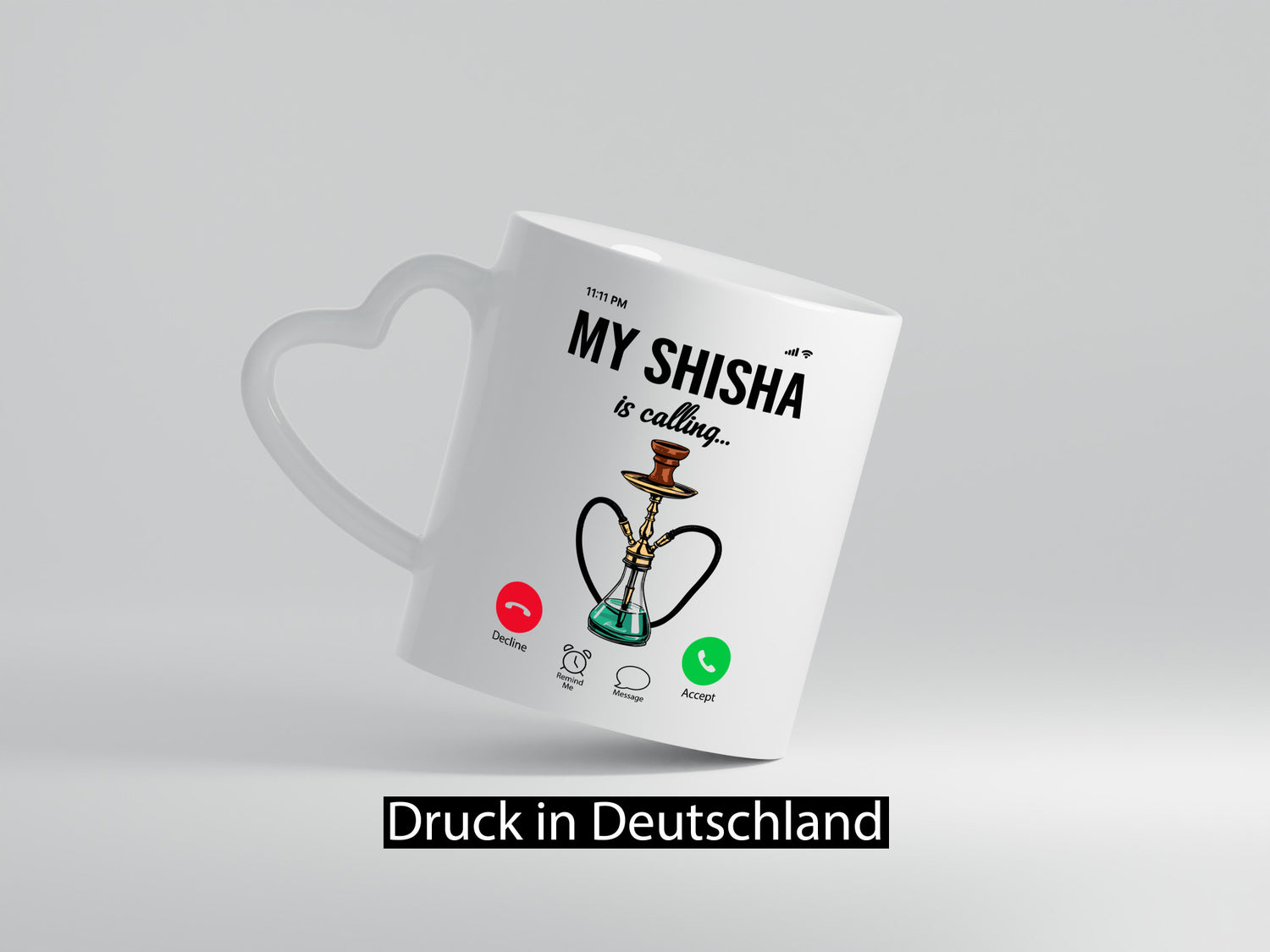 Sisha ruft an | Shisha Shishaliebhaber lustiger Spruch Geschenk Humor