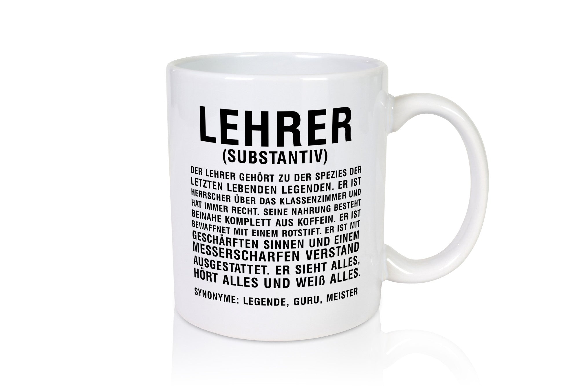 Lehrer | Definition Kollege Mitarbeiter Geschenkidee Arbeit Kollegen Büro Humor