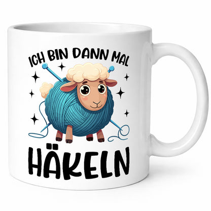 Ich bin dann mal Häckeln | Stricken Häkeln lustig Humor Geschenkidee Geschenk