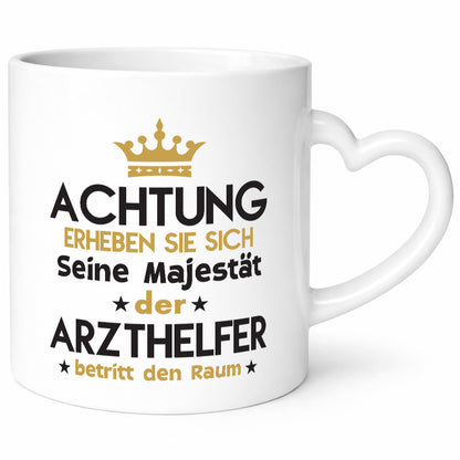 Seine Majestät Arzthelfer | Fachangestellter Medizin lustig Humor Geschenkidee
