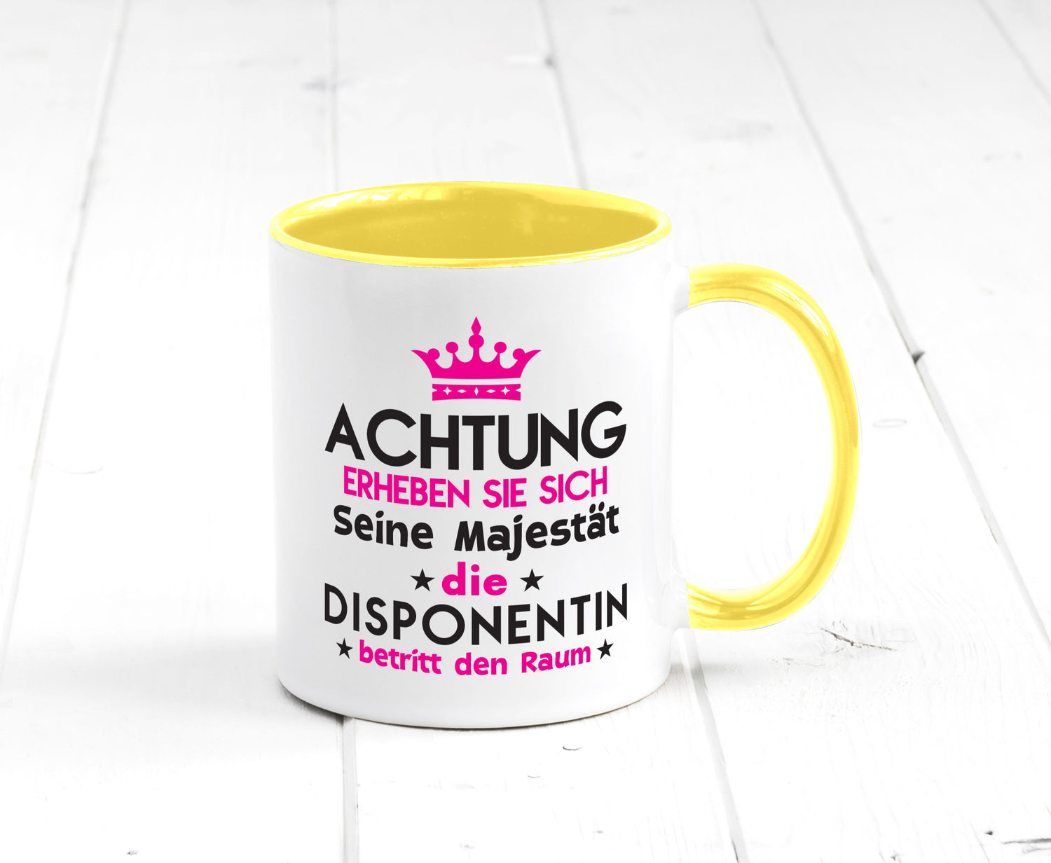 Seine Majestät Disponentin | Zuteilerin Geschenk Humor Geschenkidee lustiger