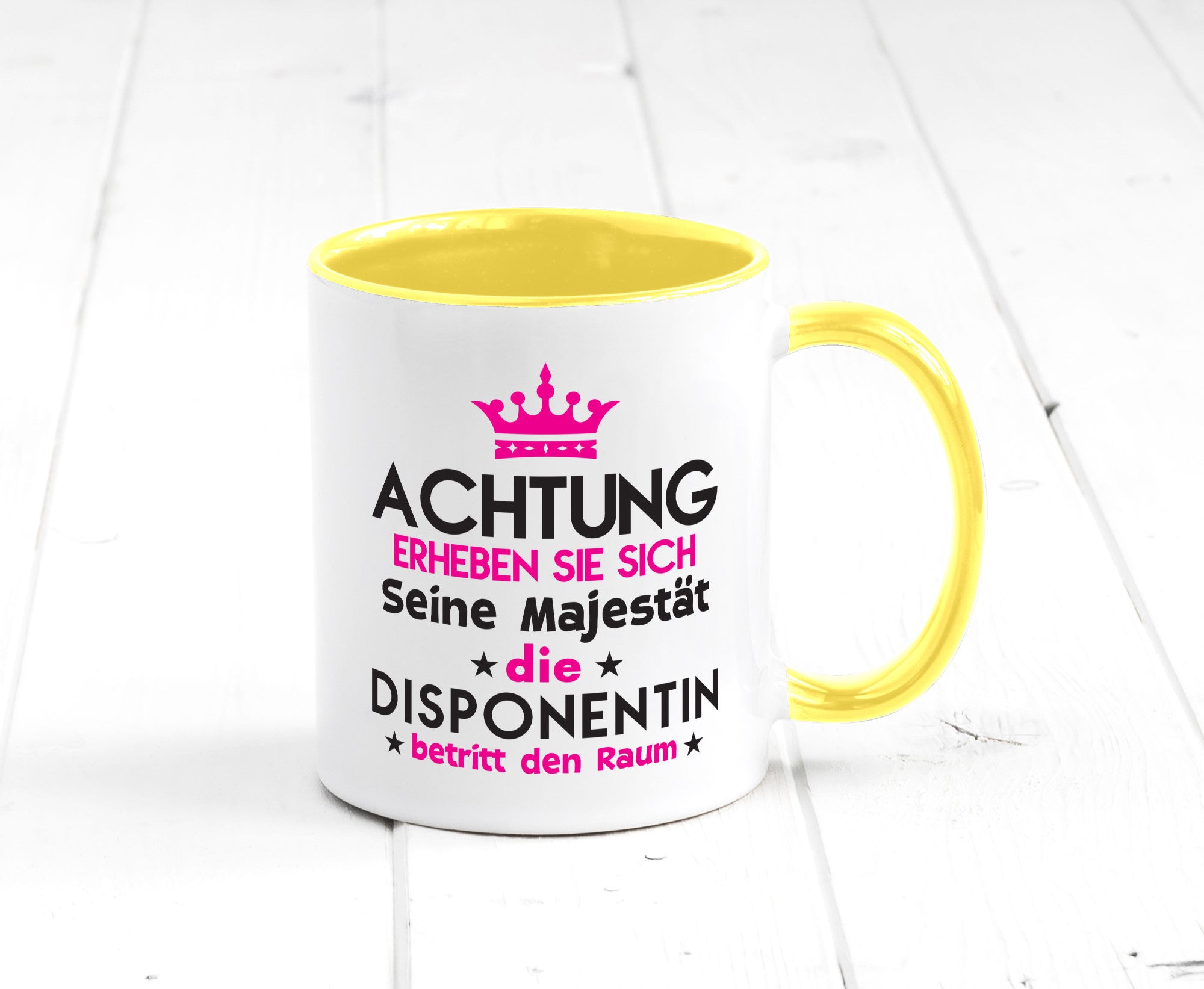 Seine Majestät Disponentin | Zuteilerin Geschenk Humor Geschenkidee lustiger