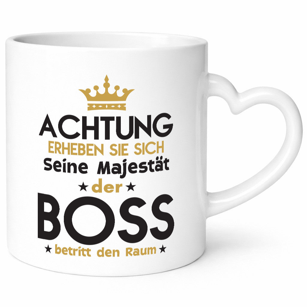 Seine Majestät Boss | Führungskraft Vorgesetzter Geschenkidee Humor Tasse