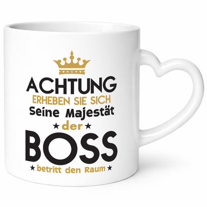 Seine Majestät Boss | Führungskraft Vorgesetzter Geschenkidee Humor Tasse