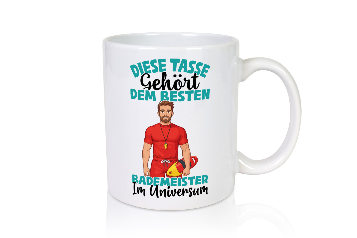 Im Universum: Bademeister | Rettungsschwimmer lustig Humor Geschenkidee