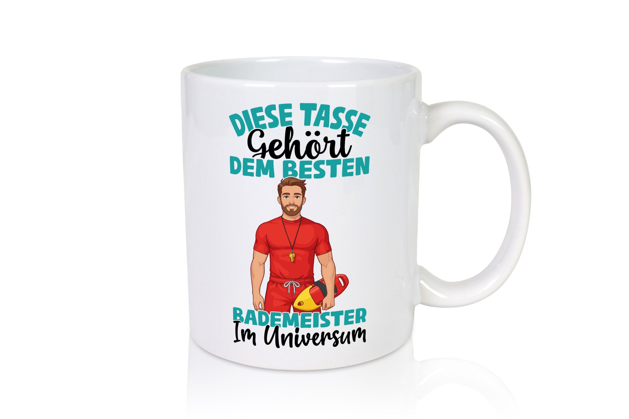 Im Universum: Bademeister | Rettungsschwimmer lustig Humor Geschenkidee