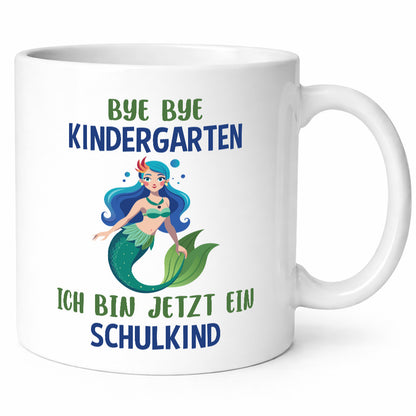 Bye Kindergarten | Schulkind Einschulung Geschenkidee Humor Tasse