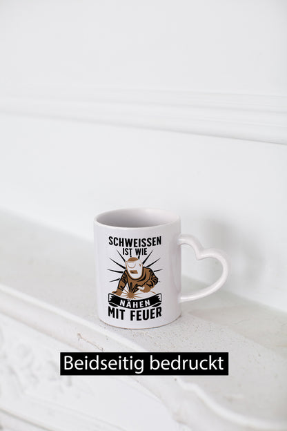 Schweissen, nähen mit Feuer | Schweisser lustig Humor Geschenkidee Geschenk