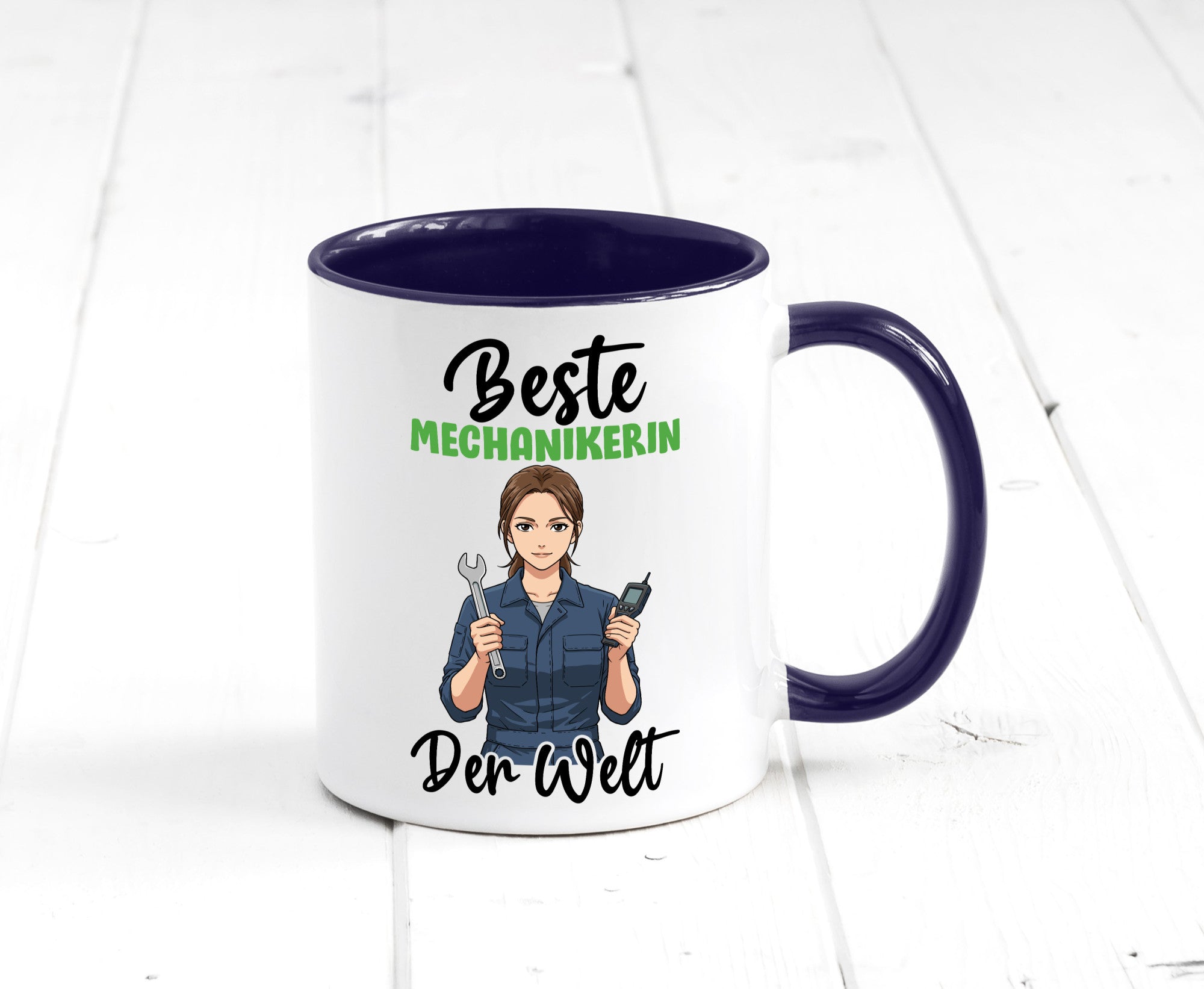Beste Mechanikerin | KFZ v2 Humor Geschenkidee Tasse