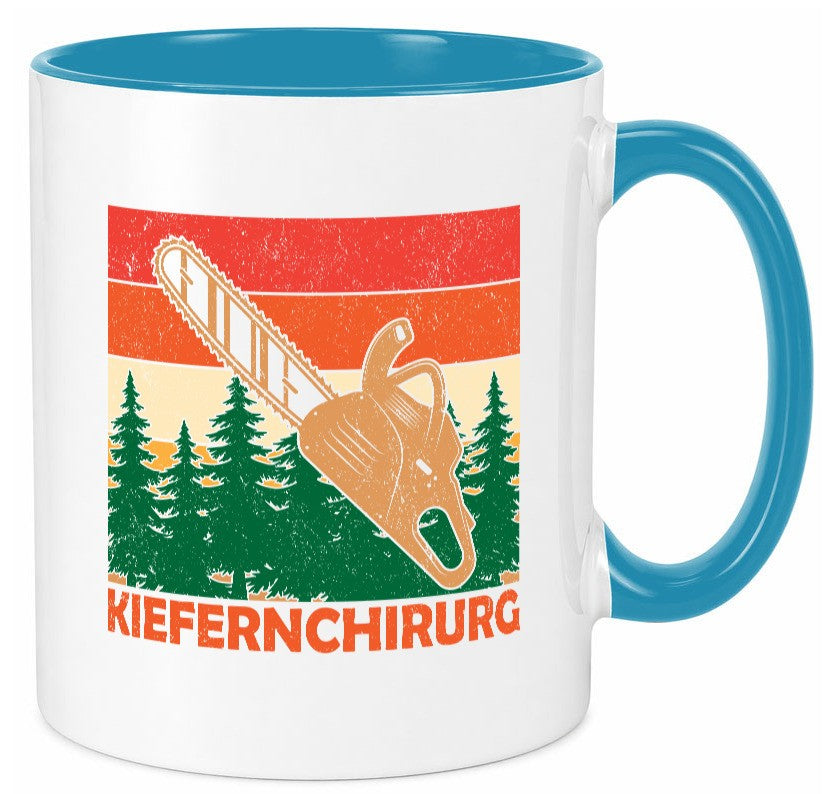Kiefernchirurg | Kettensäge Waldarbeiter Holz Geschenk Arbeit Kollegen Büro Tasse