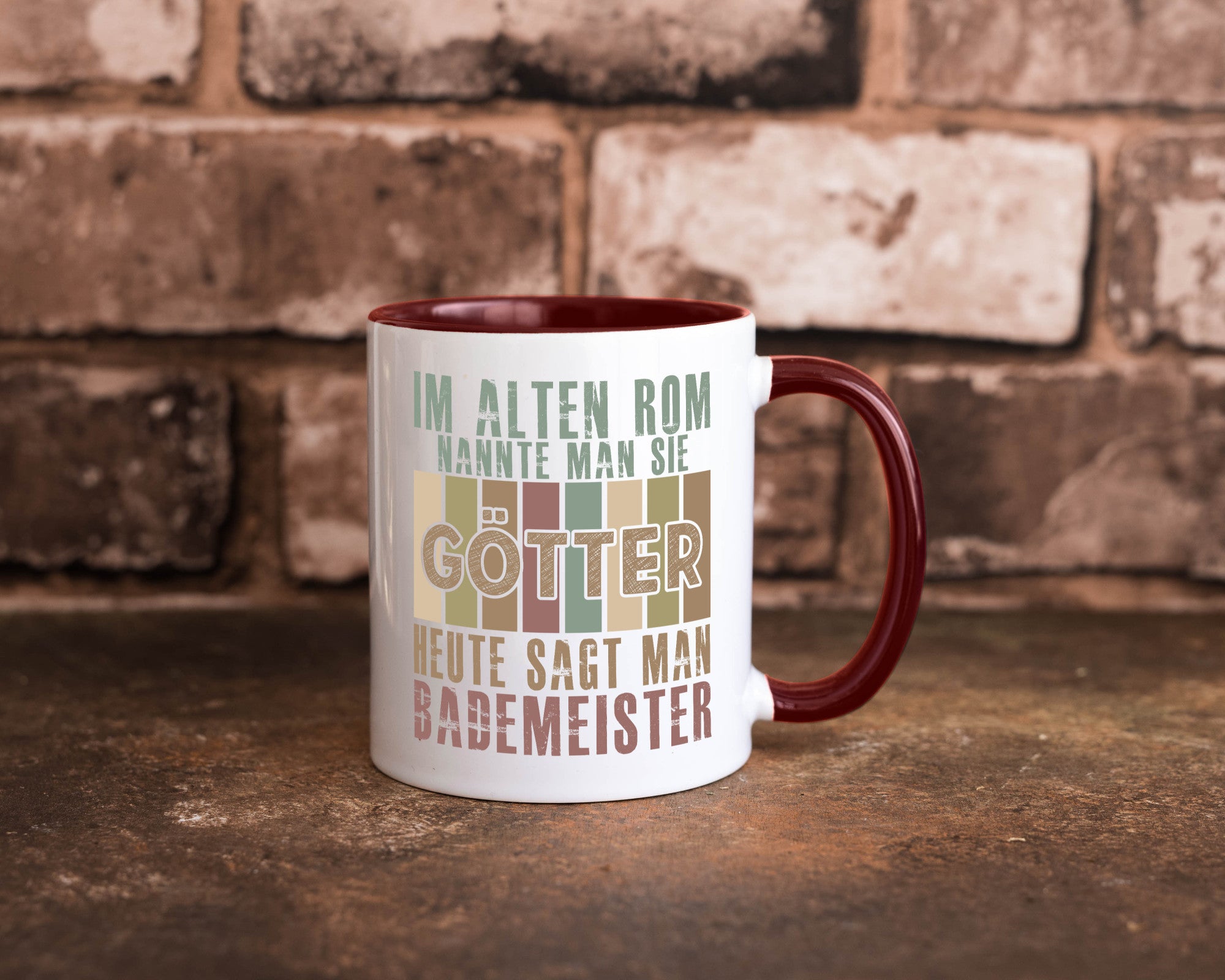 Heute sagt man: Bademeister | Rettungsschwimmer lustiger Spruch Geschenk Humor