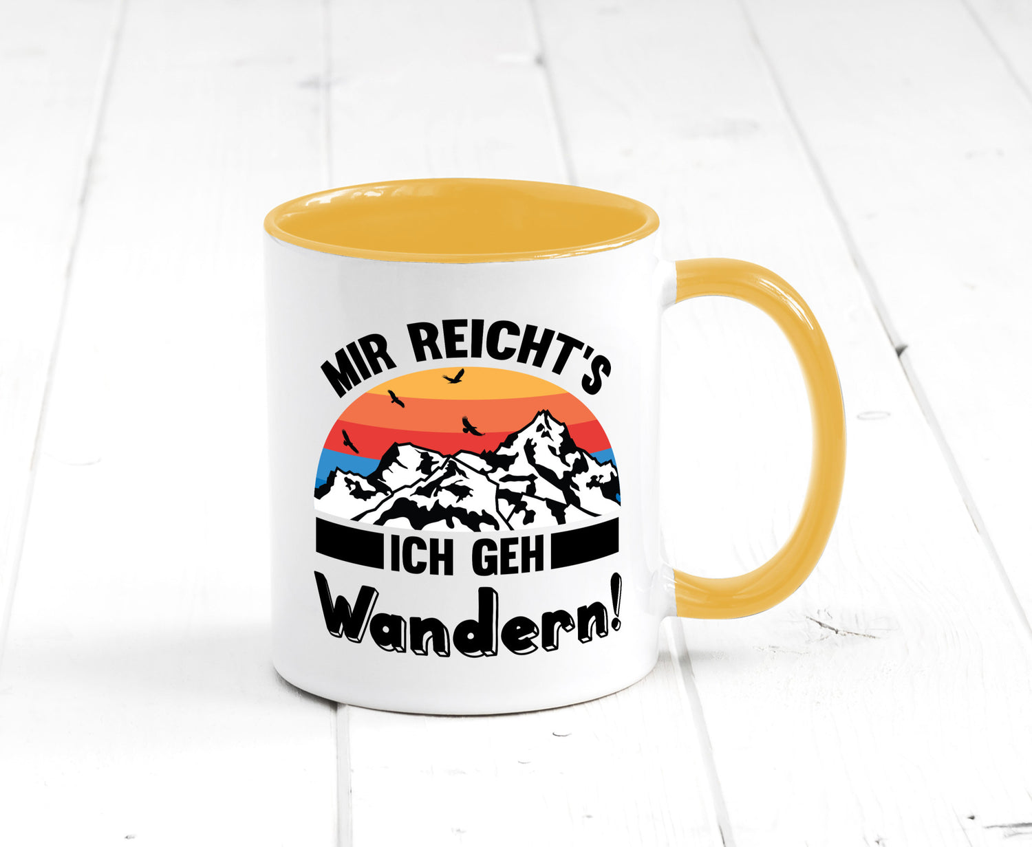 Mir reichts ich geh Wandern | Berge Laufen Natur Humor Geschenkidee Tasse