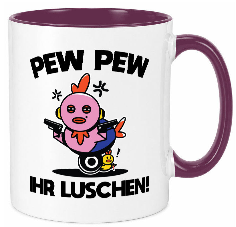 Pew Ihr Luschen | Madafakas Geschenk Humor Geschenkidee lustiger Spruch Tasse