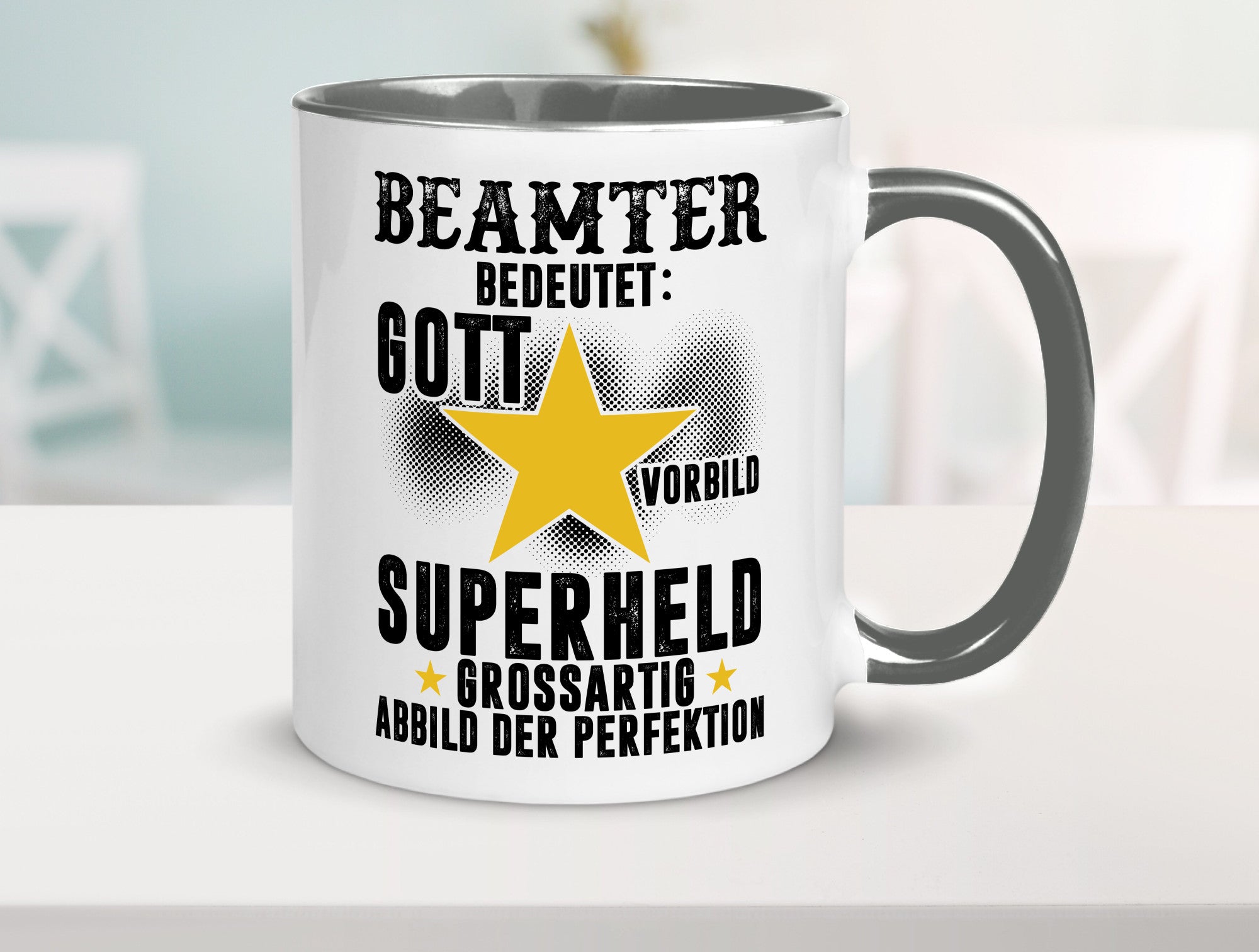 Bedeutung von Beamter | Verbeamtung öffentlicher Dienst Humor Geschenkidee Tasse