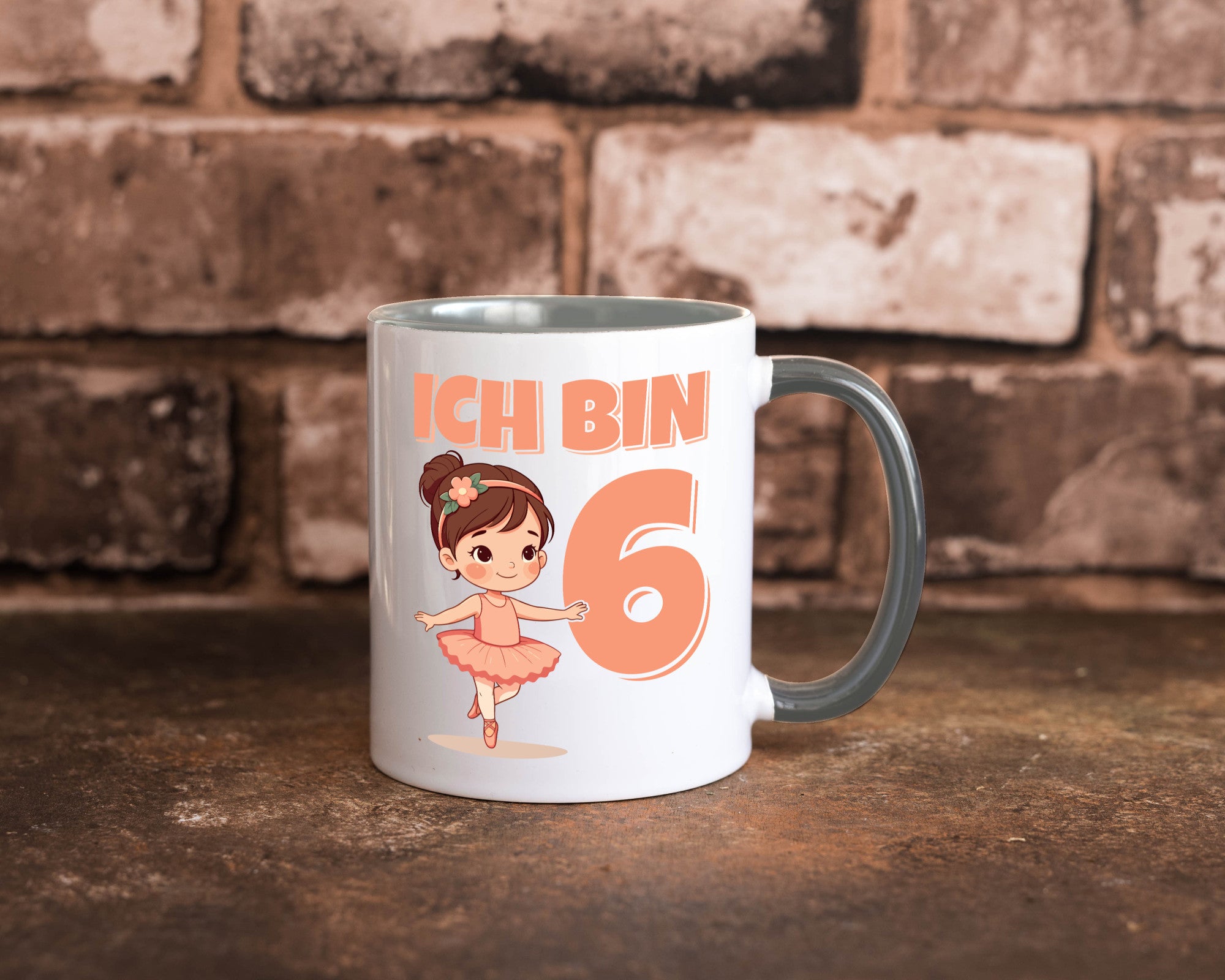 6 Geburtstag | Jahre Ballerina Mädchen Ballet lustig Geschenkidee Geschenk Tasse