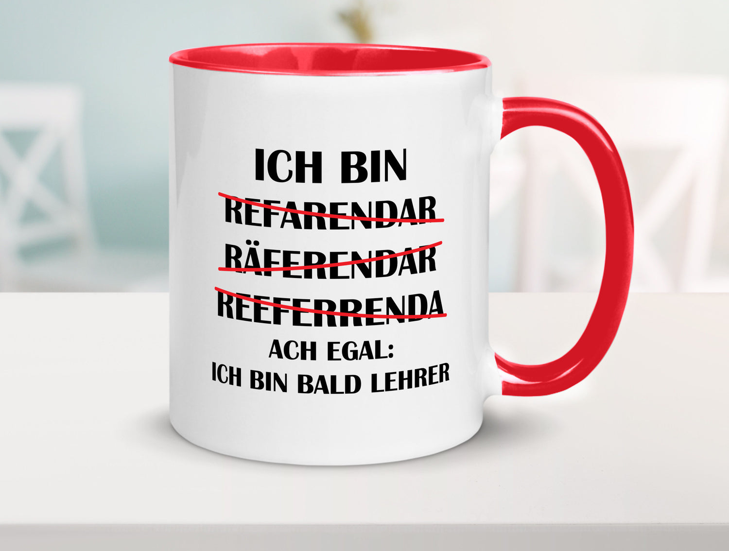 Ich bin bald Lehrer | Rechtschreibfehler lustig Humor Geschenkidee Geschenk