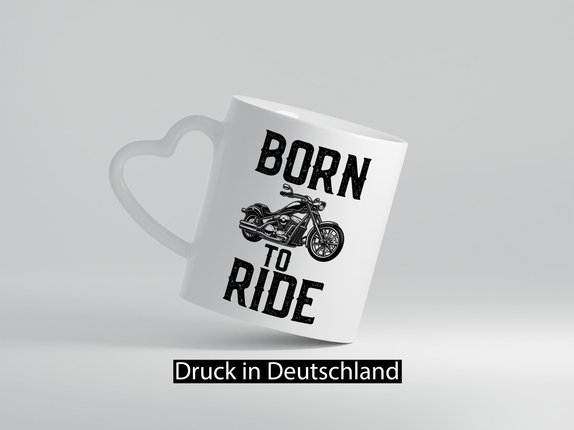 Born to ride | Biker Tasse Motorradfahrer Motorrad lustiger Spruch Geschenk