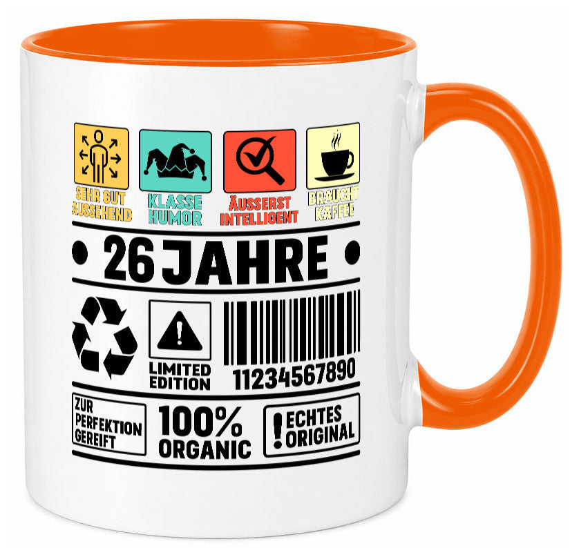26. Geburtstag | 26 Jahre Humor Limited Edition Geschenk Geschenkidee lustiger