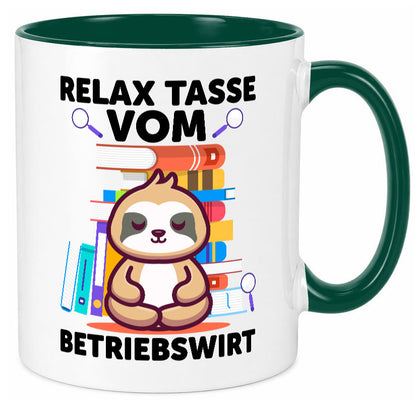 Relax Tasse: Betriebswirt | Betriebswirtschaft lustiger Spruch Geschenk Humor