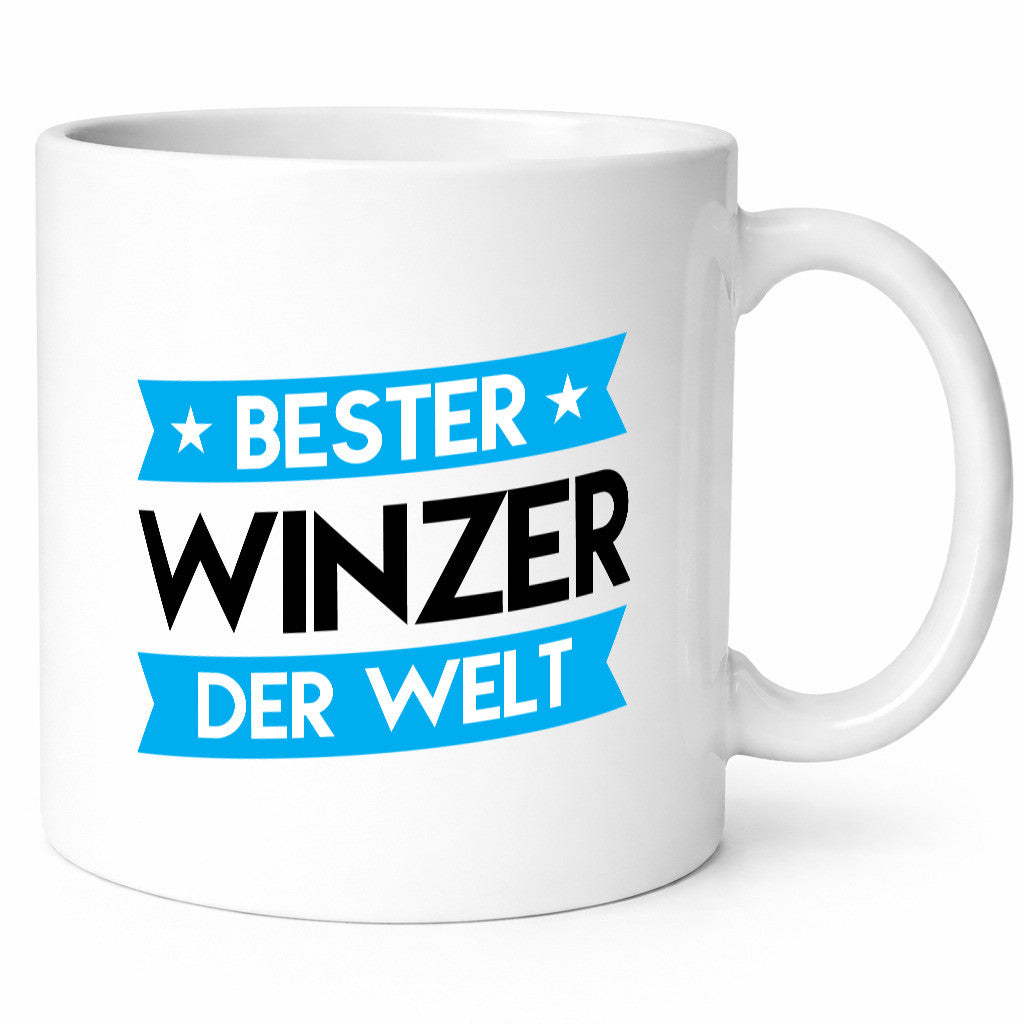 Bester Winzer | Weinbauer Wein Geschenk Humor Geschenkidee lustiger Spruch Tasse